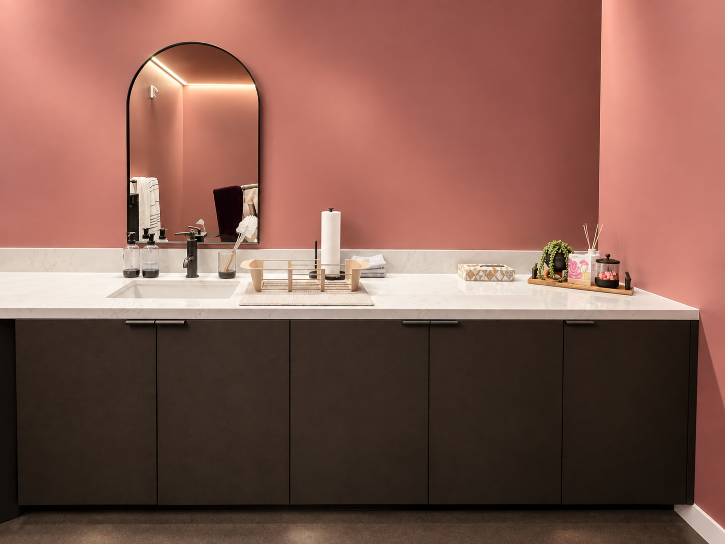 Parents room with Ekoa wall surfaces at IA Interior Architects studio, San Francisco, California