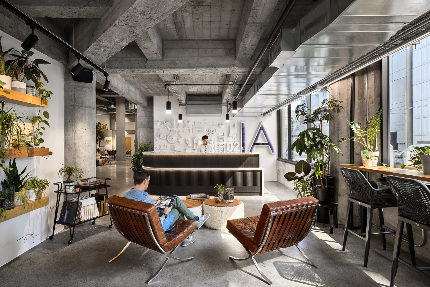 Ekoa wall surfaces at IA Interior Architects studio, San Francisco, California