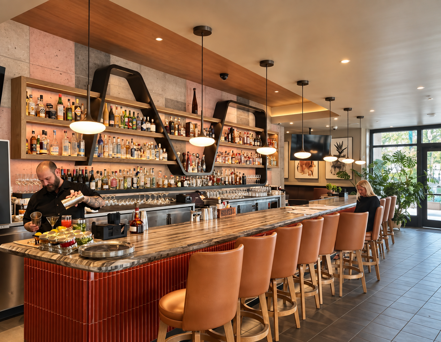 Ekoa installation at Reposado Restaurant, San Mateo, California